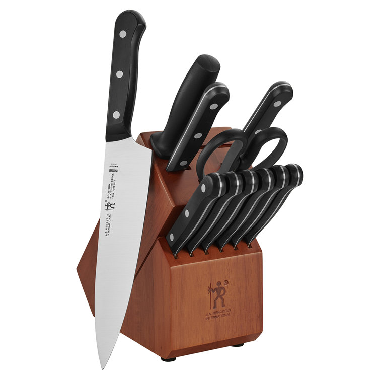 Henckels Solution 12Pc Knife Block Set Cherry & Reviews Wayfair